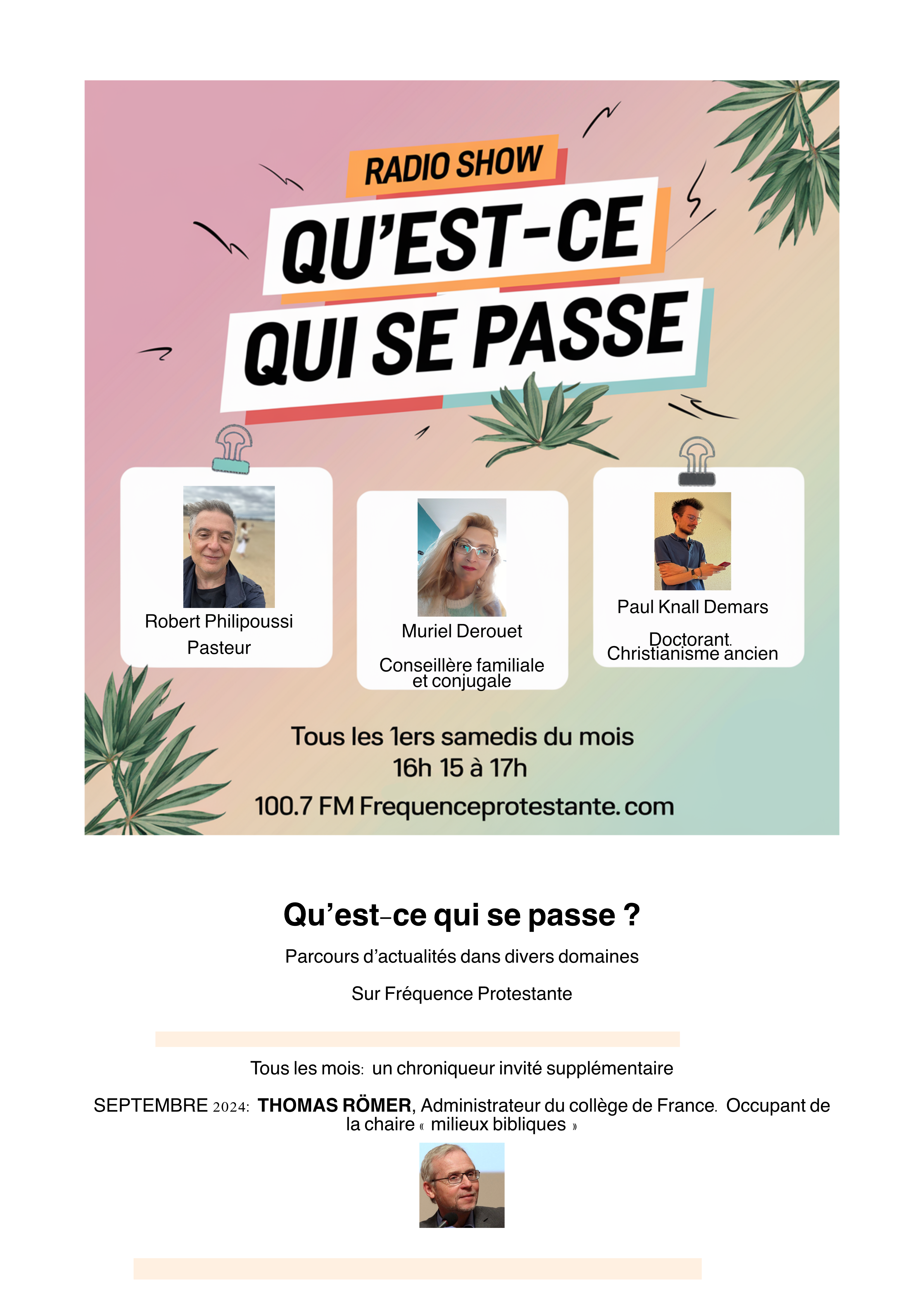 QU'EST-CE QUI SE PASSE ?