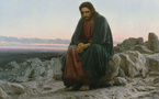 le Christ dans le désert, par Ivan Kramskoï (1872)